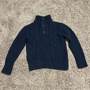 Gap Blue Chunky Cable knit Sweater Small (6-7)